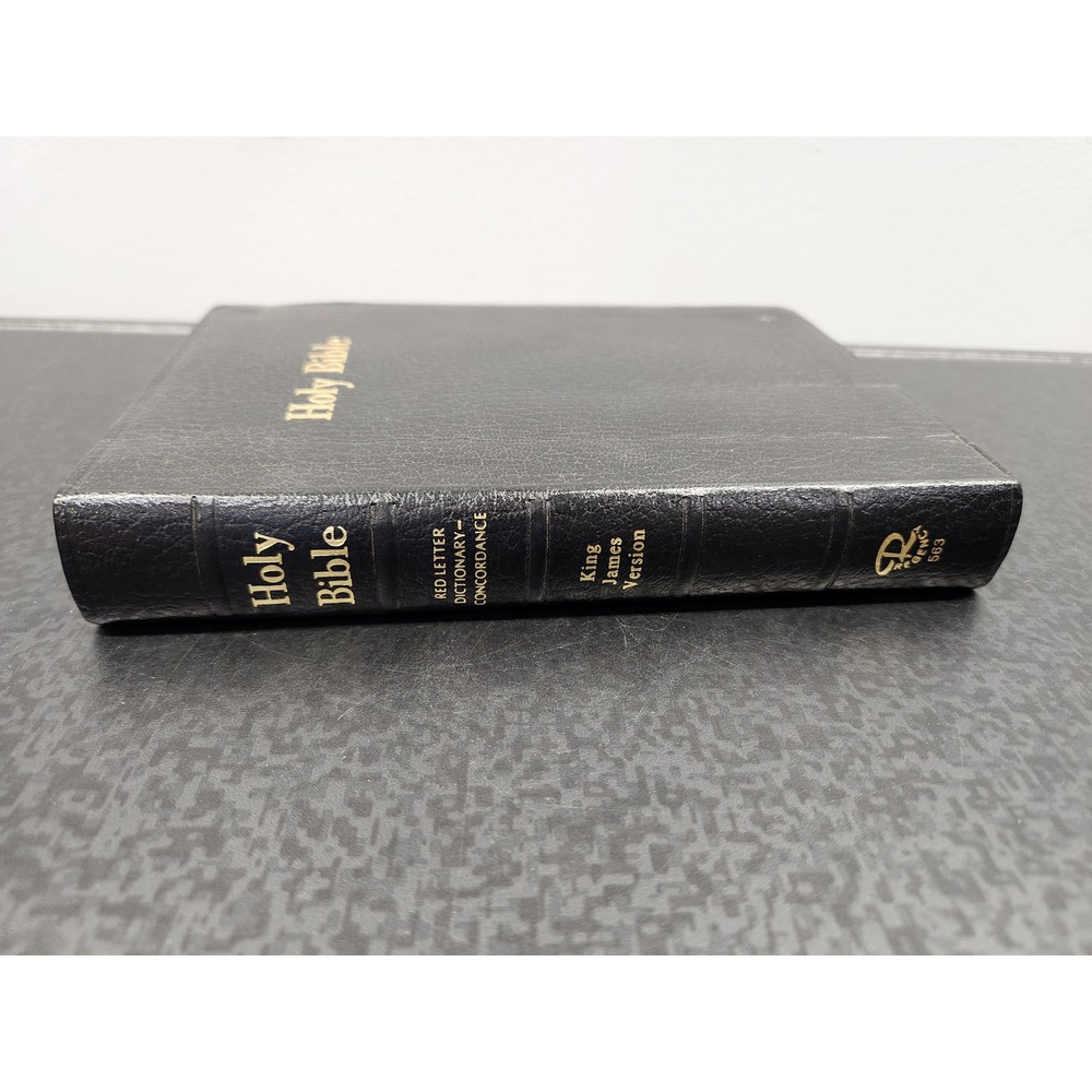 Vtg 1970 KJV Holy Bible Thomas Nelson Regency Publishing Red Letter Concordance - Picture 3 of 8
